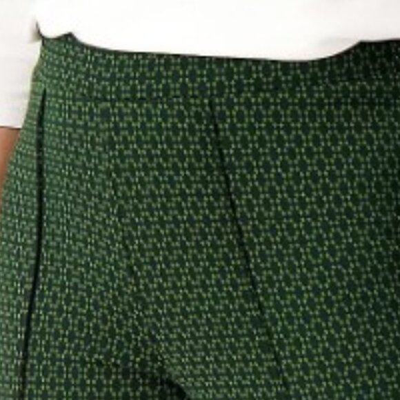 Isaac Mizrahi Live! Tall Jacquard Staight Leg Ankle Pants  15581 - Picture 3 of 3